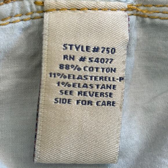 Cabi Jean's Women's Size 8 Low Rise Dark Wash Five Pocket Skinny Denim Jeans - Picture 6 of 12